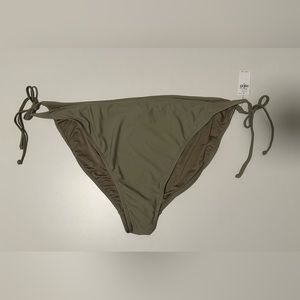 NWT Old Navy 4X Low Rise String Bikini Bottom Birch Leaf Color